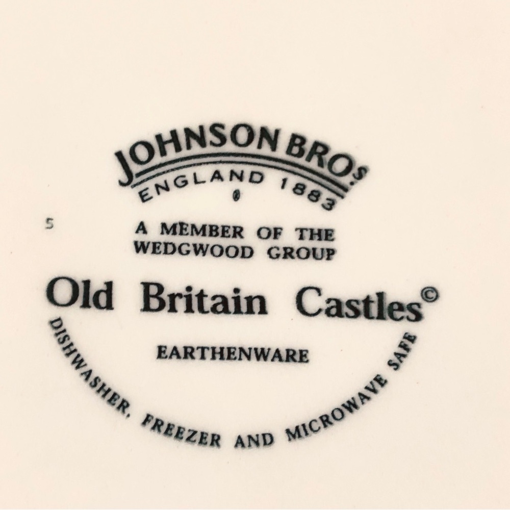 10" Johnson Bros Old Britain Castles, Blarney Castle, Dinner Plates Set Of 3 - Picture 7 of 12